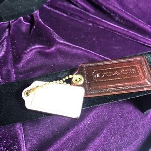 Double Coach Pink Hangtags with Gold Tone Chain